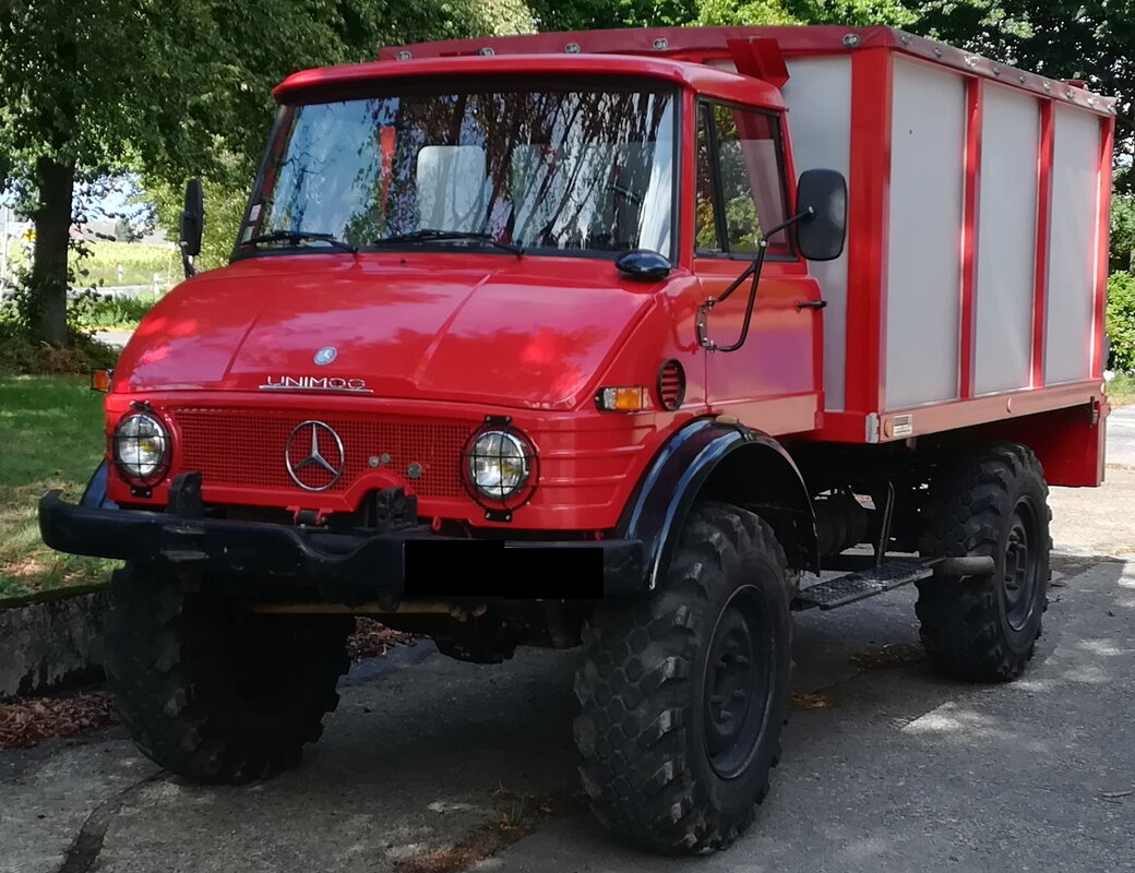 Münster, Münsterland, Oldtimer, Unimog 416, U 1100 L, Feuerwehrauto
